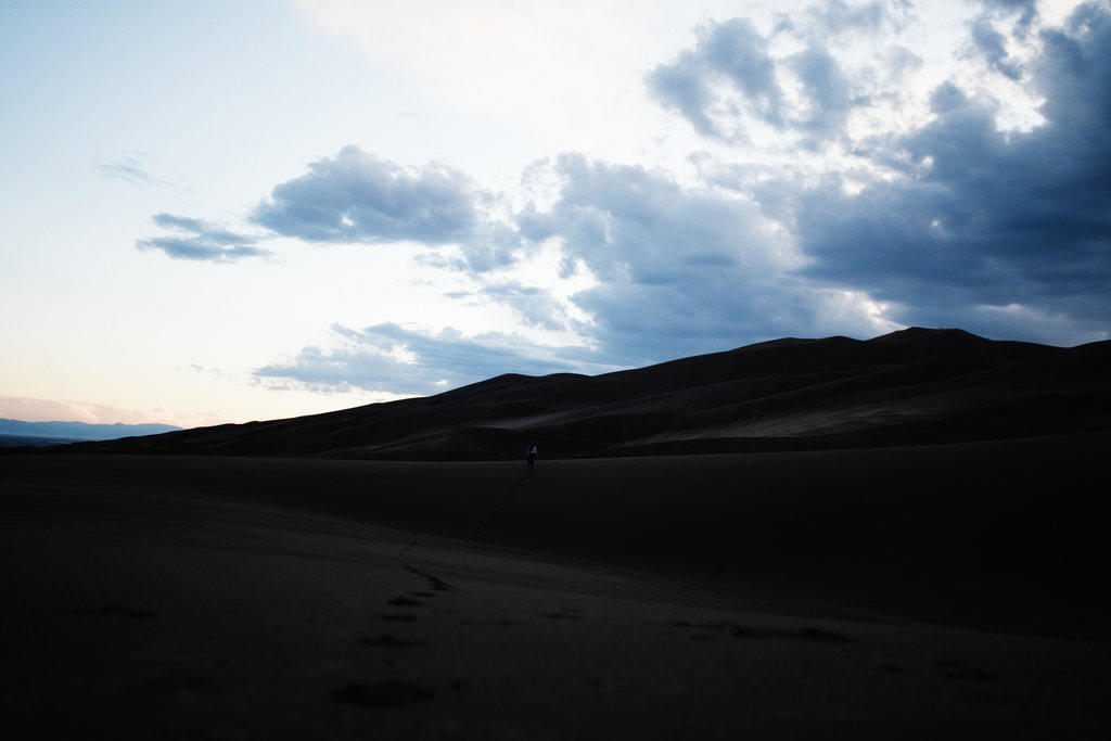 Dunes au crépuscule, développé par neochrome